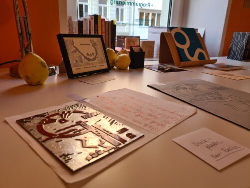 Tag des offenen Ateliers – Druckplatte