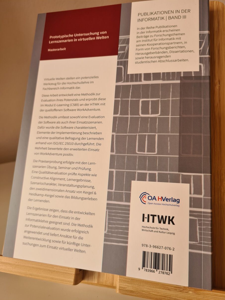 Gestaltung eines Buchcovers für eine Masterarbeit